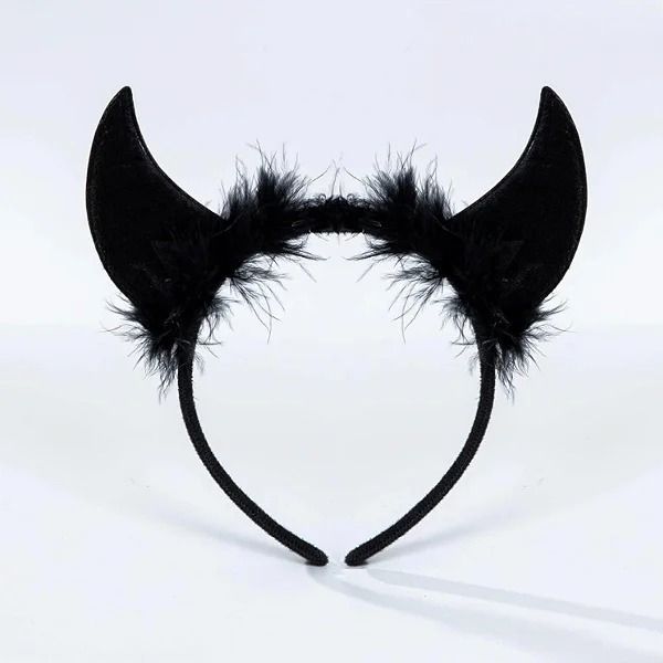 TIARA CHIFRE PRETO
